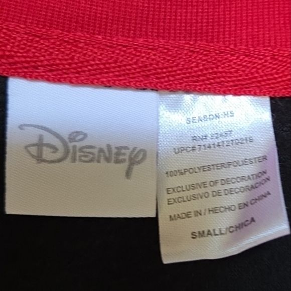 Disney Women's Black/Red Minnie Mouse 2 Piece Set-Pajamas/Pants Size Small - Picture 4 of 8